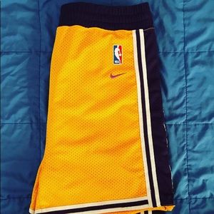 Nike’s Iconic Los Angeles Lakers Basketball Shorts